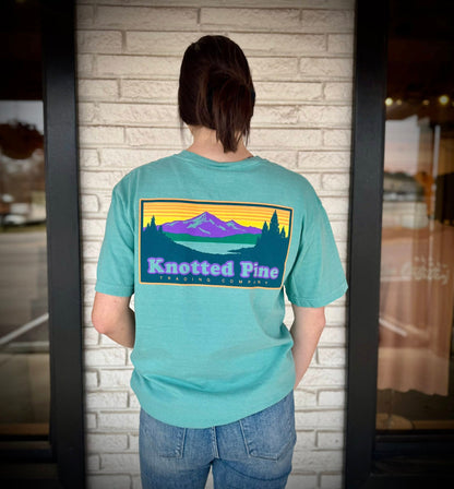 Knotted Pine Trading Co. Women's Sunset Ridge S/S TEE Shirt