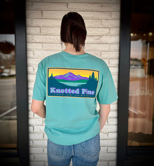 Knotted Pine Trading Co. Women's Sunset Ridge S/S TEE Shirt