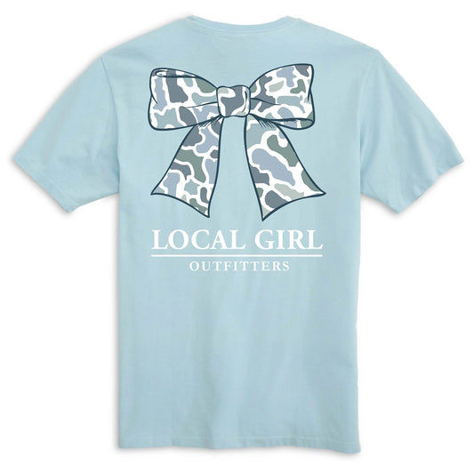 Local Girl Women's LCC Camo Bow S/S TEE Shirt