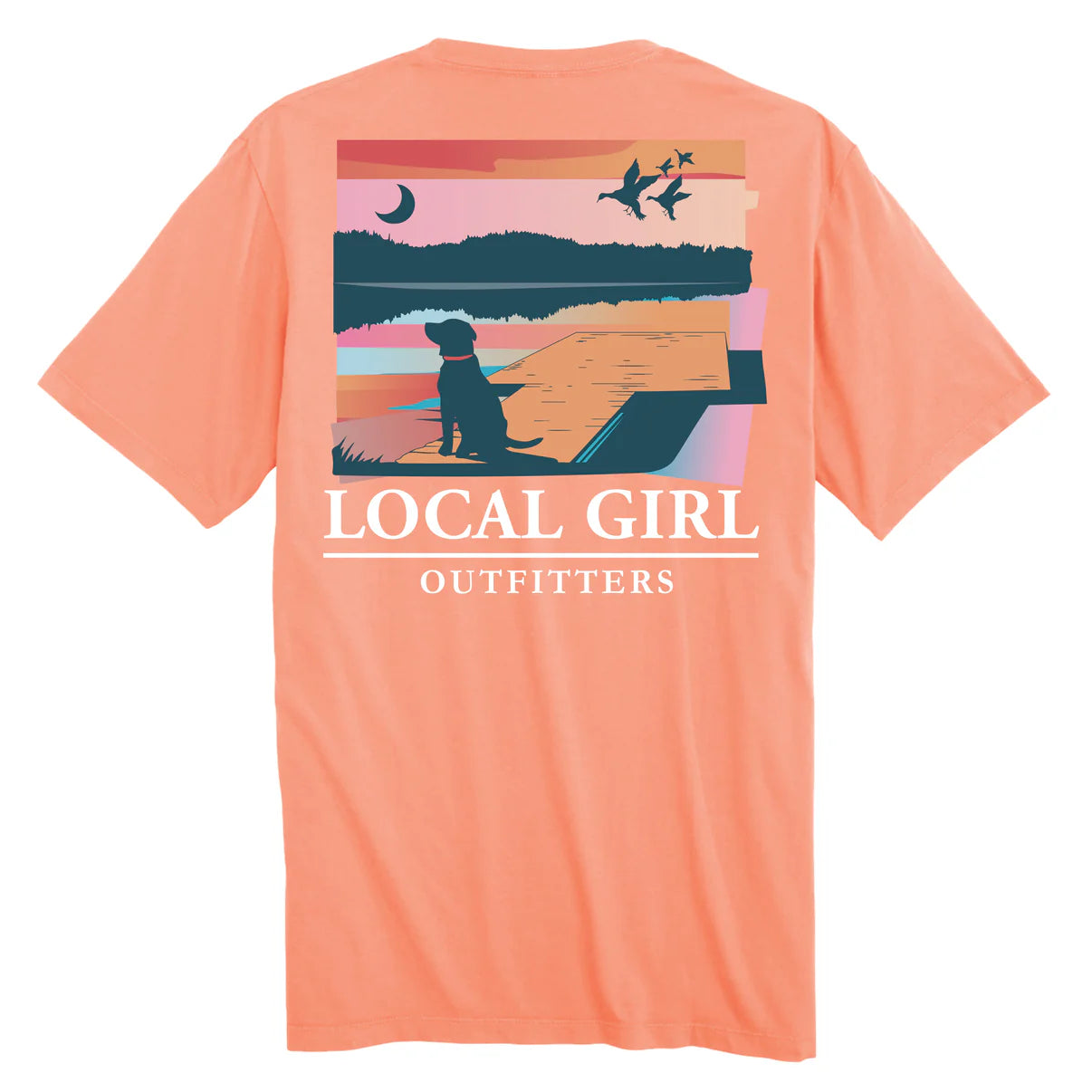 Local Girl Women's Lab on Dock S/S TEE Shirt