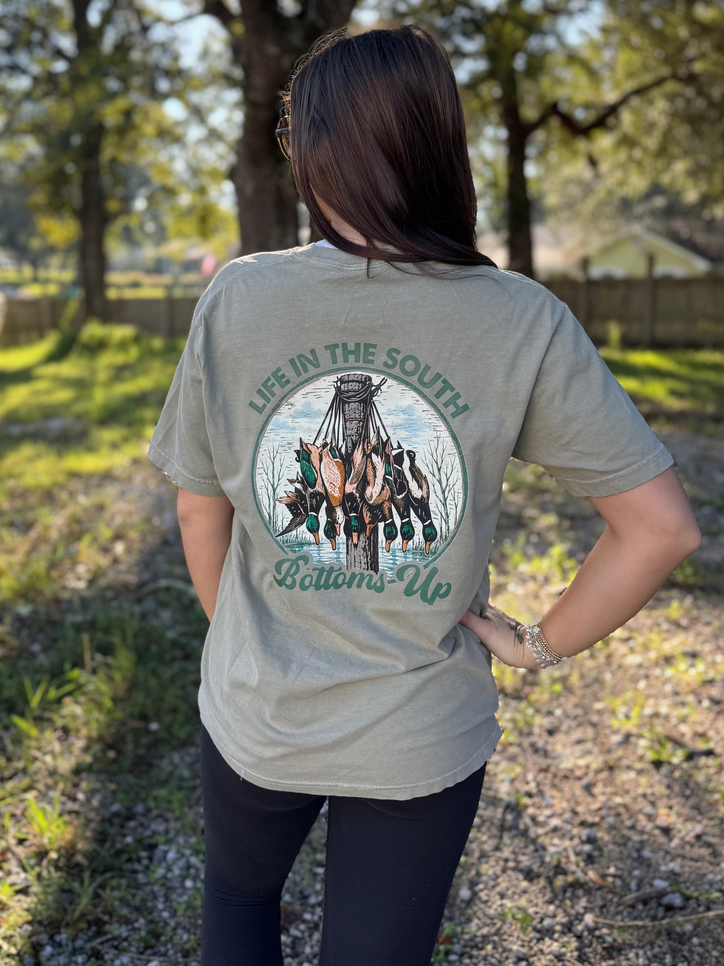 Life in the South Bottoms Up S/S TEE Shirt
