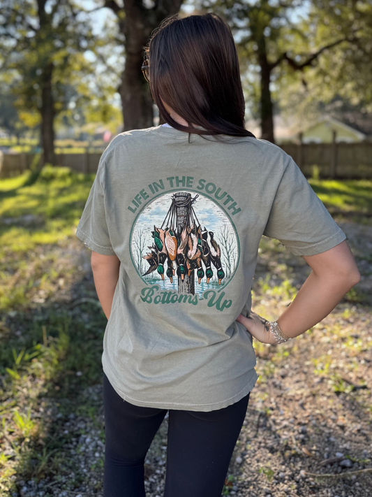 Life in the South Bottoms Up S/S TEE Shirt