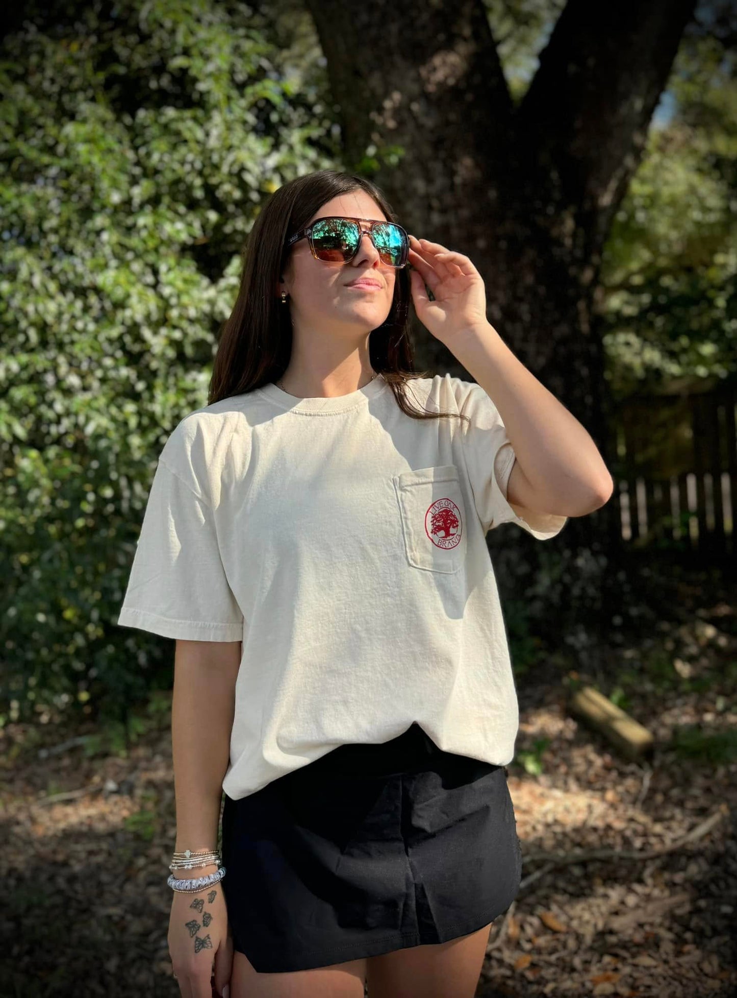 Live Oak Brand Alabama State Outline S/S TEE Shirt