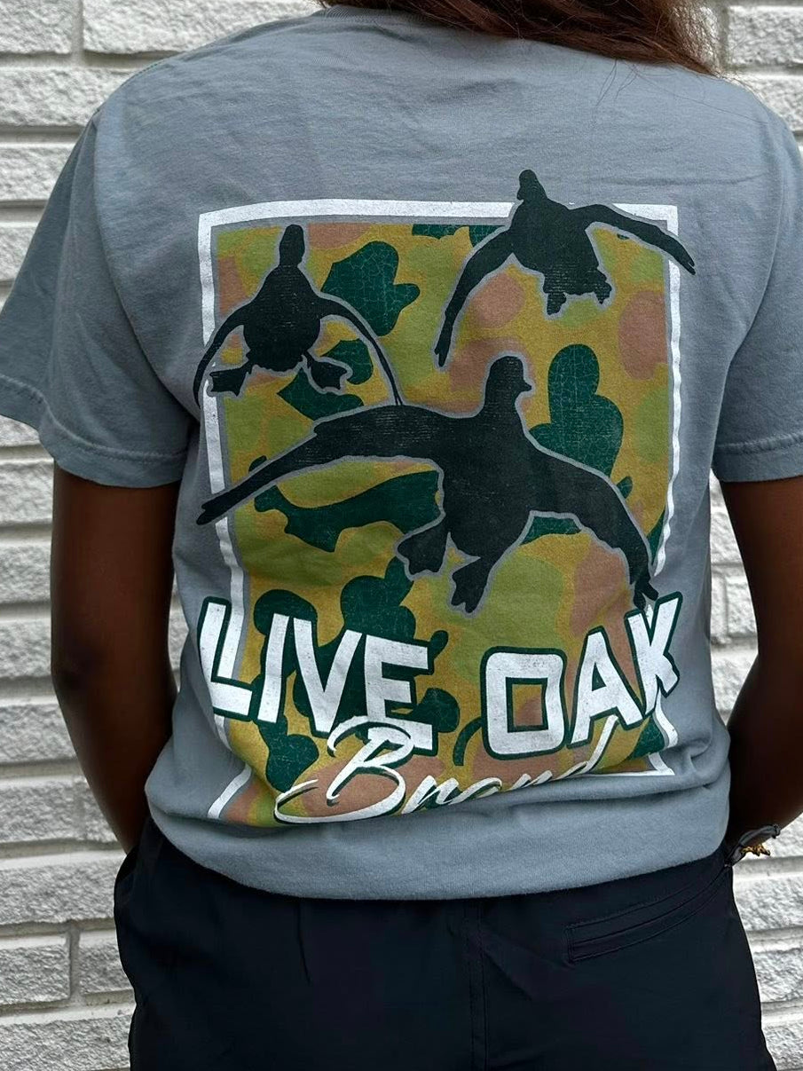 Live Oak Brand Camo Ducks S/S TEE Shirt