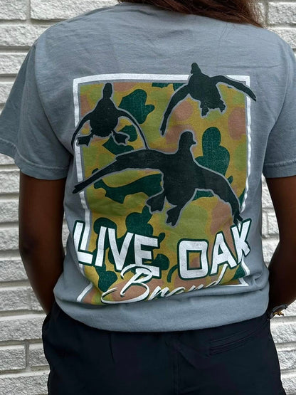 Live Oak Brand Camo Ducks S/S TEE Shirt