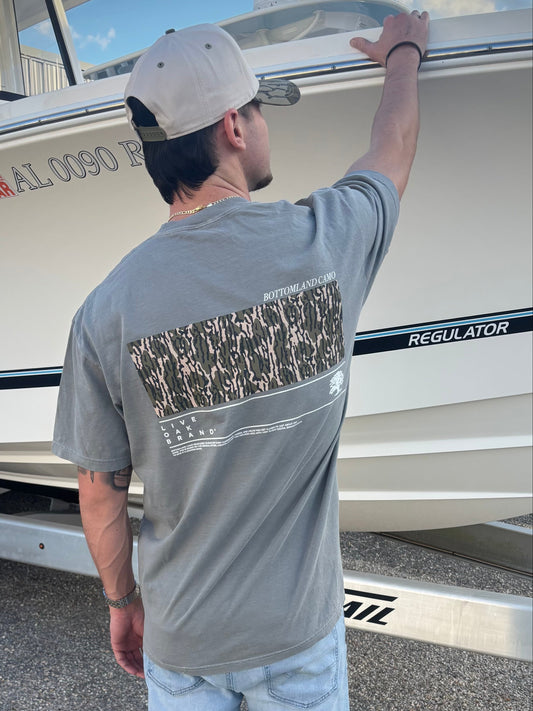 Live Oak Brand Old School Camo,Bottomland S/S TEE Shirt