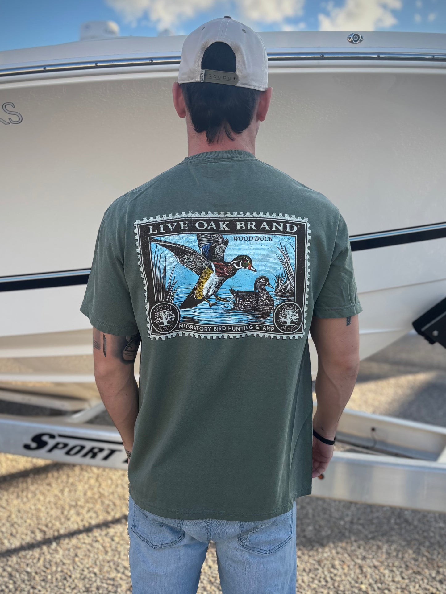 Live Oak Brand Wood Duck Stamp S/S TEE Shirt