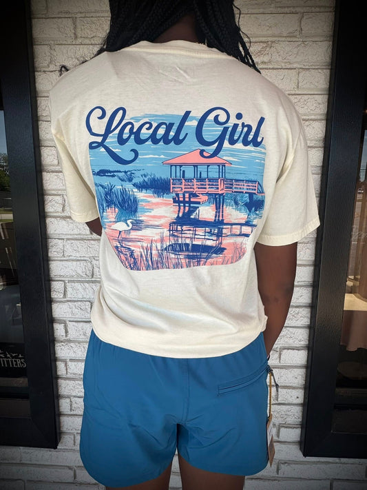 Local Girl Women's Heron Marsh S/S TEE Shirt