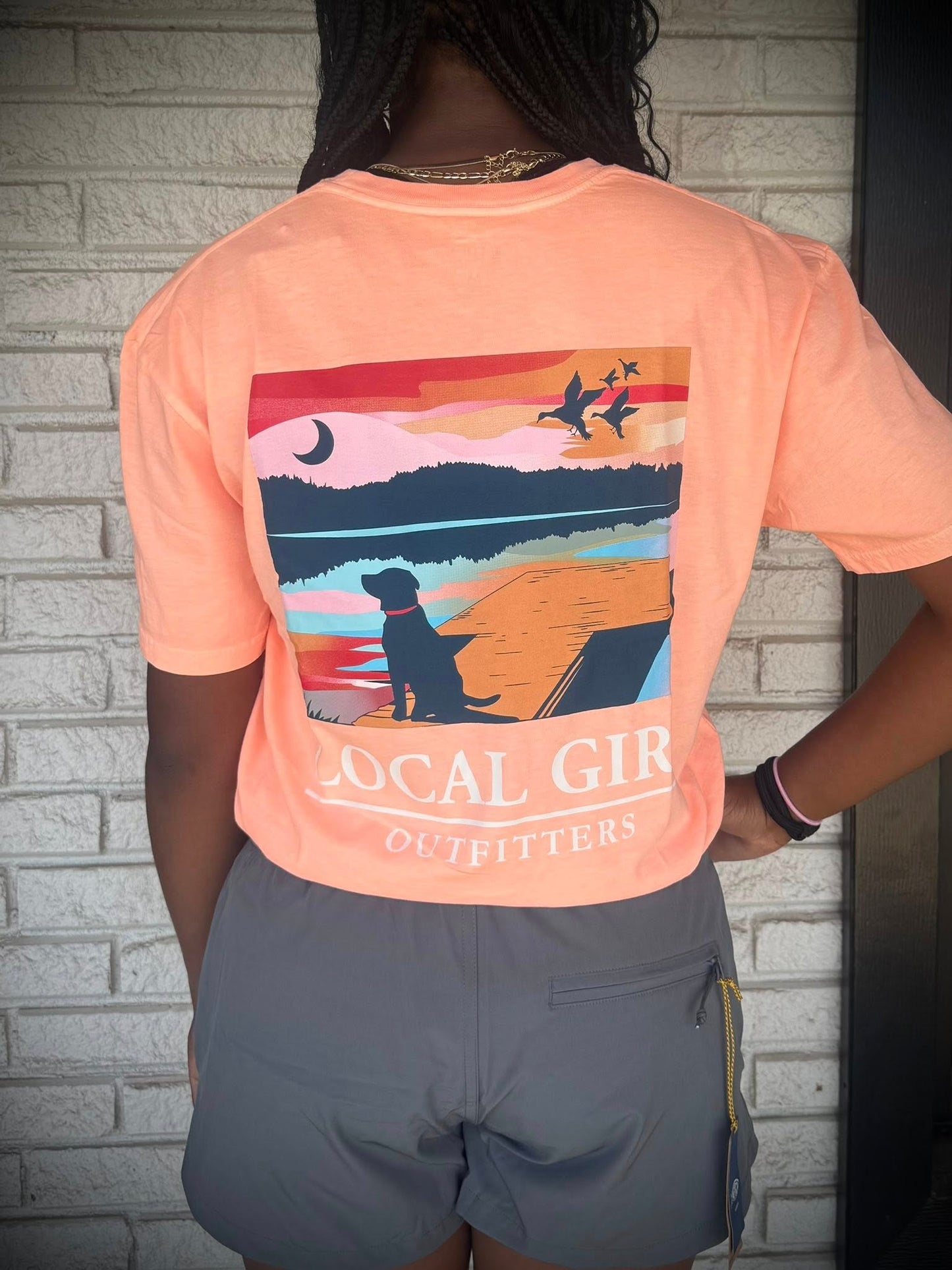 Local Girl Women's Lab on Dock S/S TEE Shirt