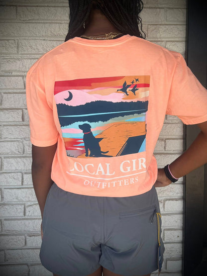 Local Girl Women's Lab on Dock S/S TEE Shirt
