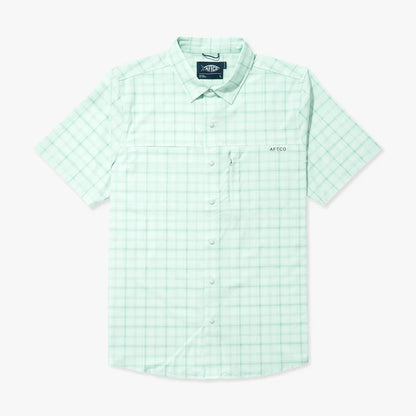 Aftco Men's Seabreeze Tech Button Down S/S Shirt