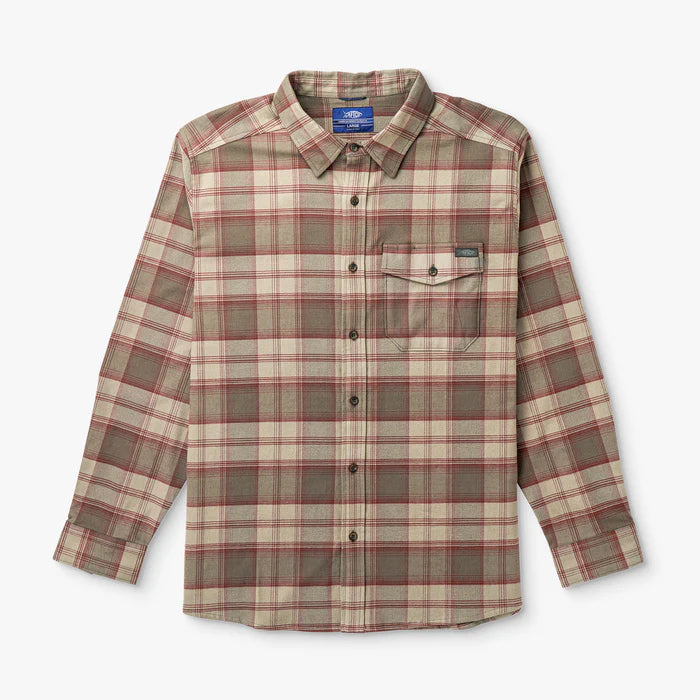 Aftco Men's Lager flannel Button Down L/S Shirt