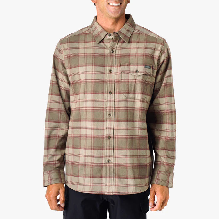 Aftco Men's Lager flannel Button Down L/S Shirt