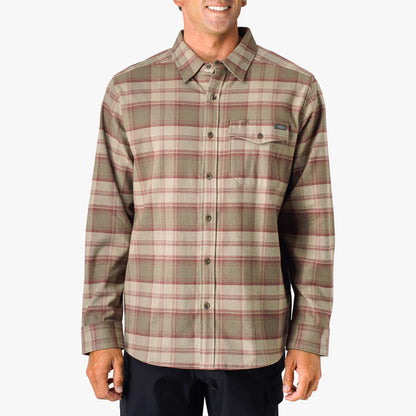 Aftco Men's Lager flannel Button Down L/S Shirt