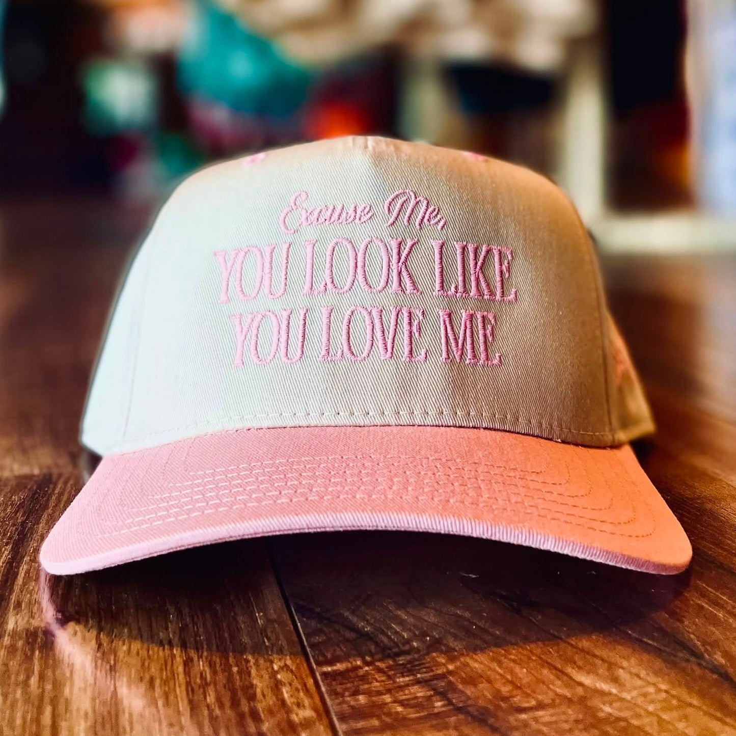 Mad Hatter Women's Excuse Me You Look Like You Love Me Trucker Hat