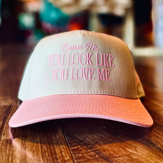 Mad Hatter Women's Excuse Me You Look Like You Love Me Trucker Hat