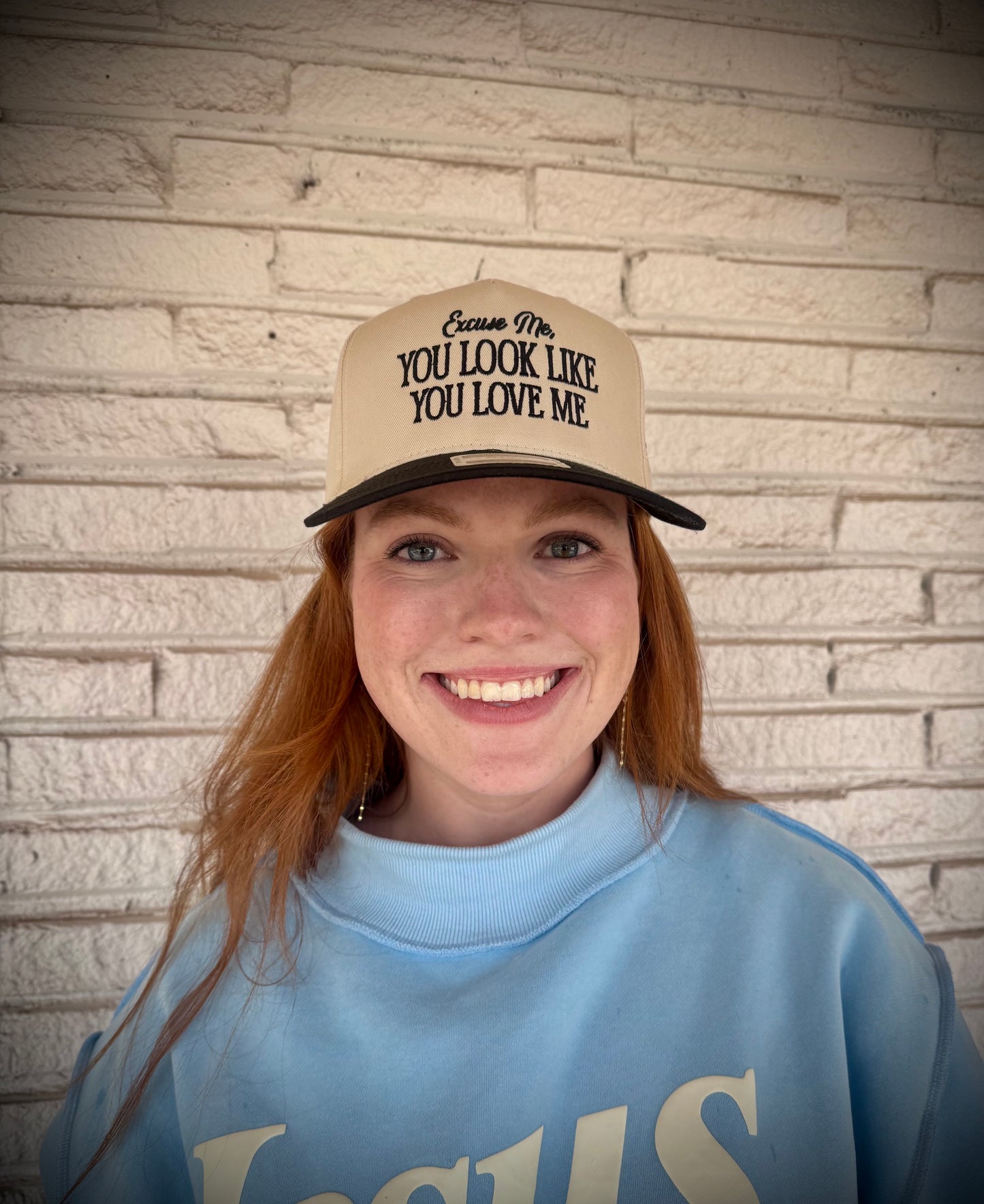 Mad Hatter Women's Excuse Me You Look Like You Love Me Trucker Hat