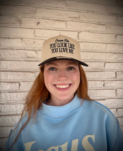 Mad Hatter Women's Excuse Me You Look Like You Love Me Trucker Hat