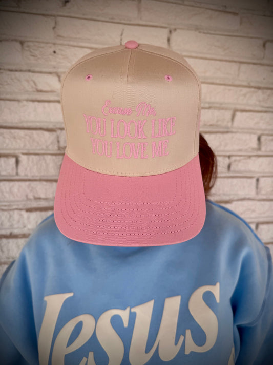 Mad Hatter Women's Excuse Me You Look Like You Love Me Trucker Hat