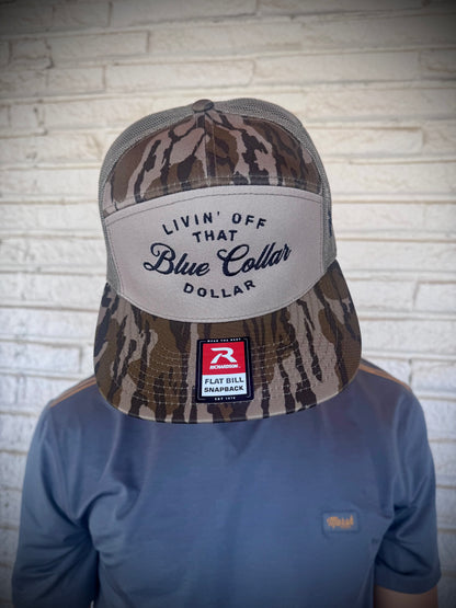 Mad Hatter Blue Collar Dollar Trucker Hat