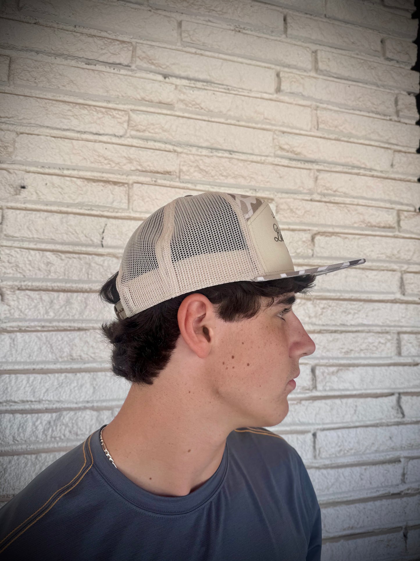 Mad Hatter Blue Collar Dollar Trucker Hat