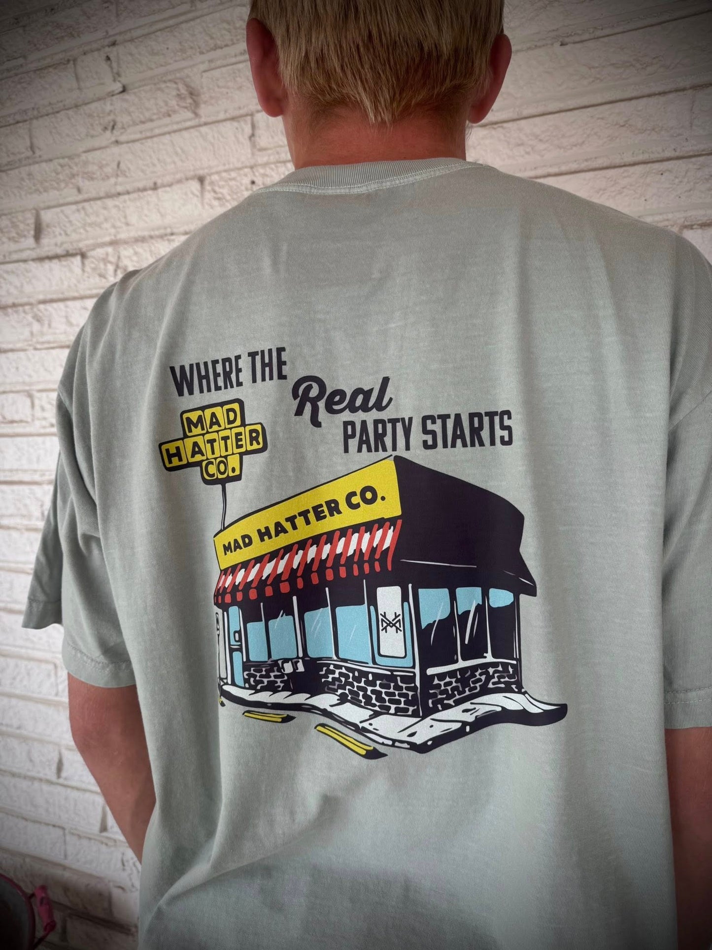 Mad Hatter Where the Real Party Starts S/S TEE Shirt