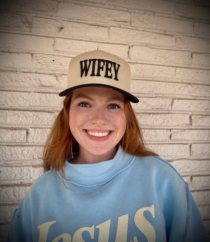 Mad Hatter Wifey Trucker Snapback Hat