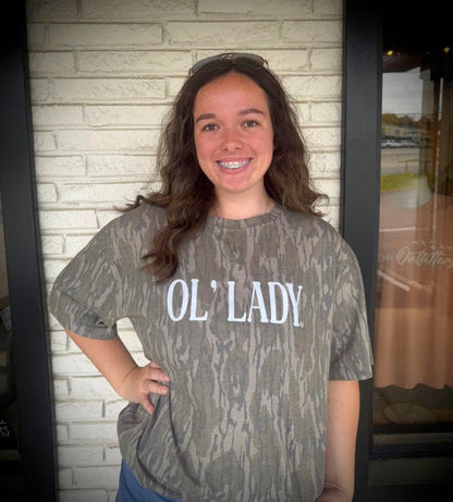 Mad Hatter Women's Mossy Oak OL Lady S/S TEE Shirt