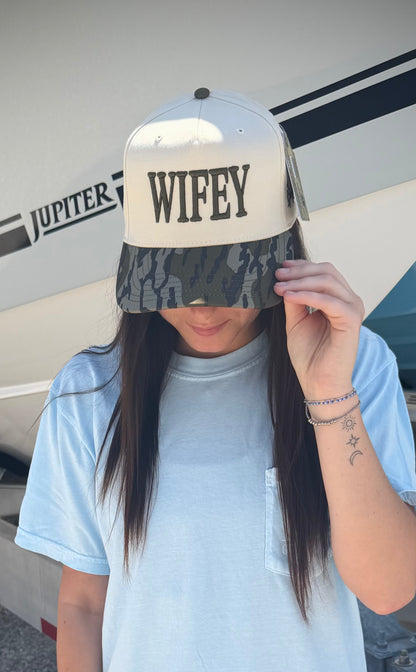 Mad Hatter Wifey Trucker Snapback Hat