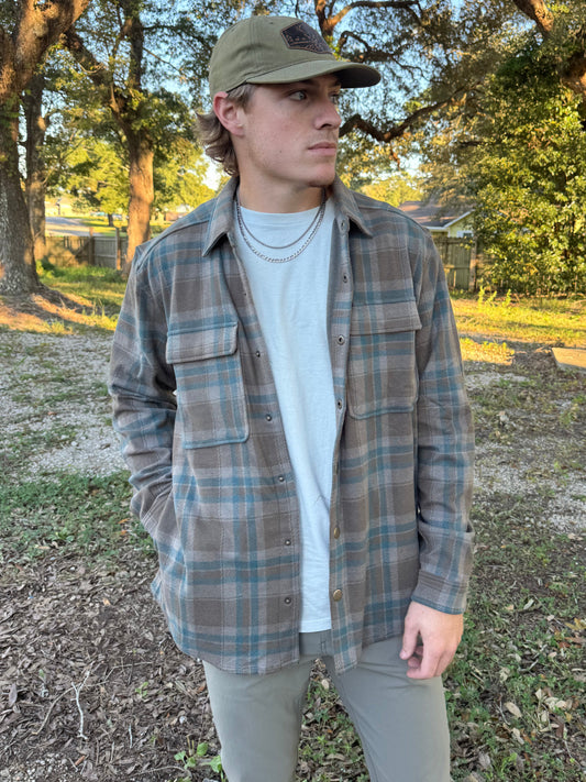Marsh Wear Apparel Men's Seadrift Overshirt Button Down L/S Shirt