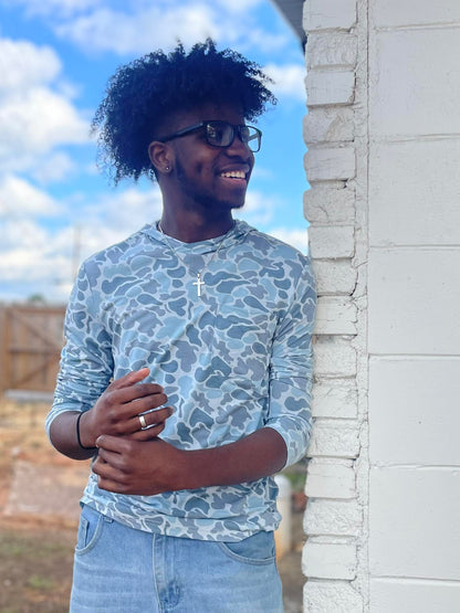 Marsh Wear Apparel Men's Buxton Hagood Hood Knitted Performance L/S Shirt