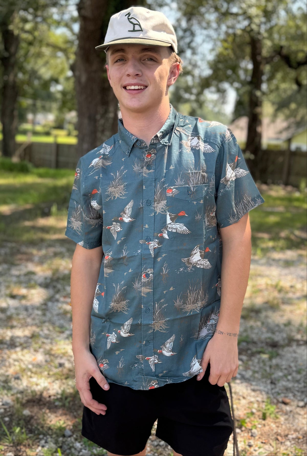 Marsh Wear Apparel Men's Hagood Woven S/S Button Down Shirt