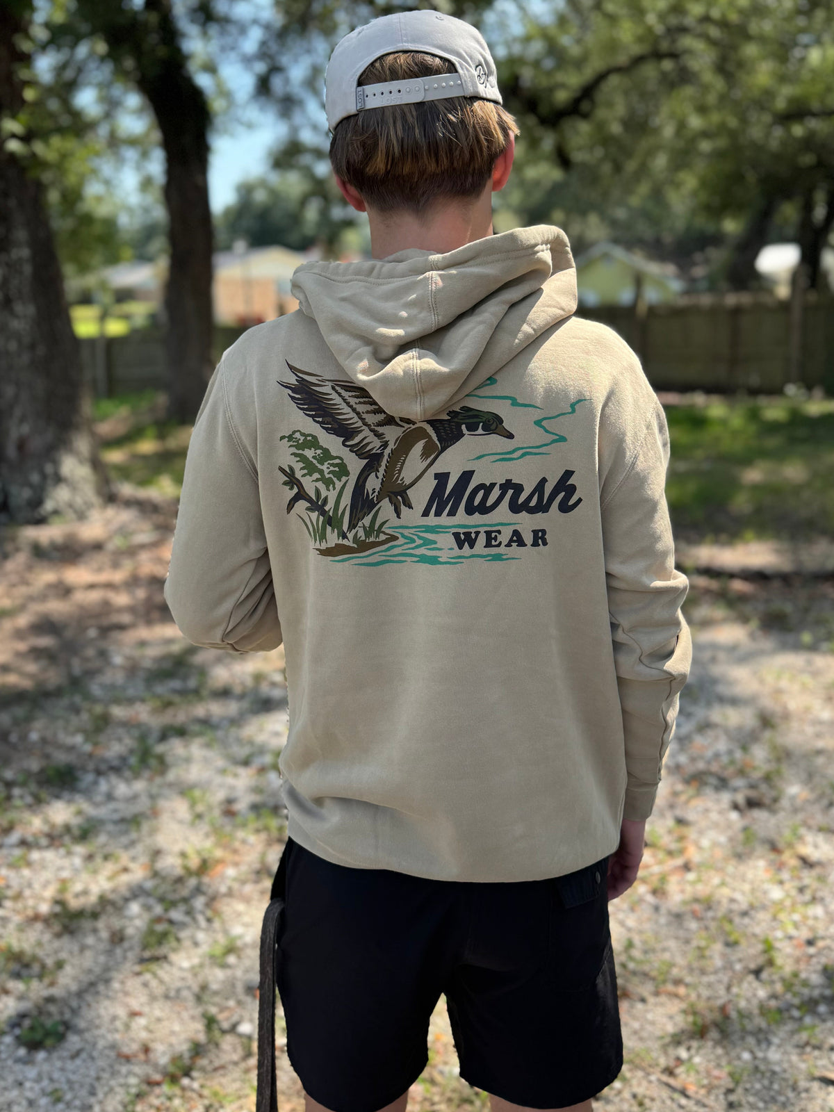 Marsh Wear Men's Wood Duck Hoodie Pullover Jacket