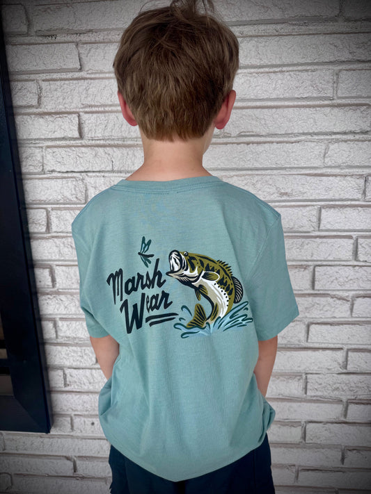 Marsh Wear Apparel Youth Heritage Bass S/S TEE Shirt