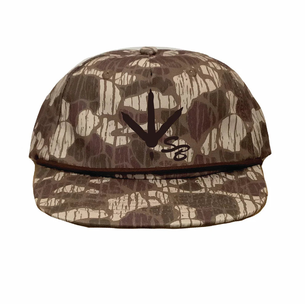 Speckle Bellies Turkey Track SB Rope Snapback Hat
