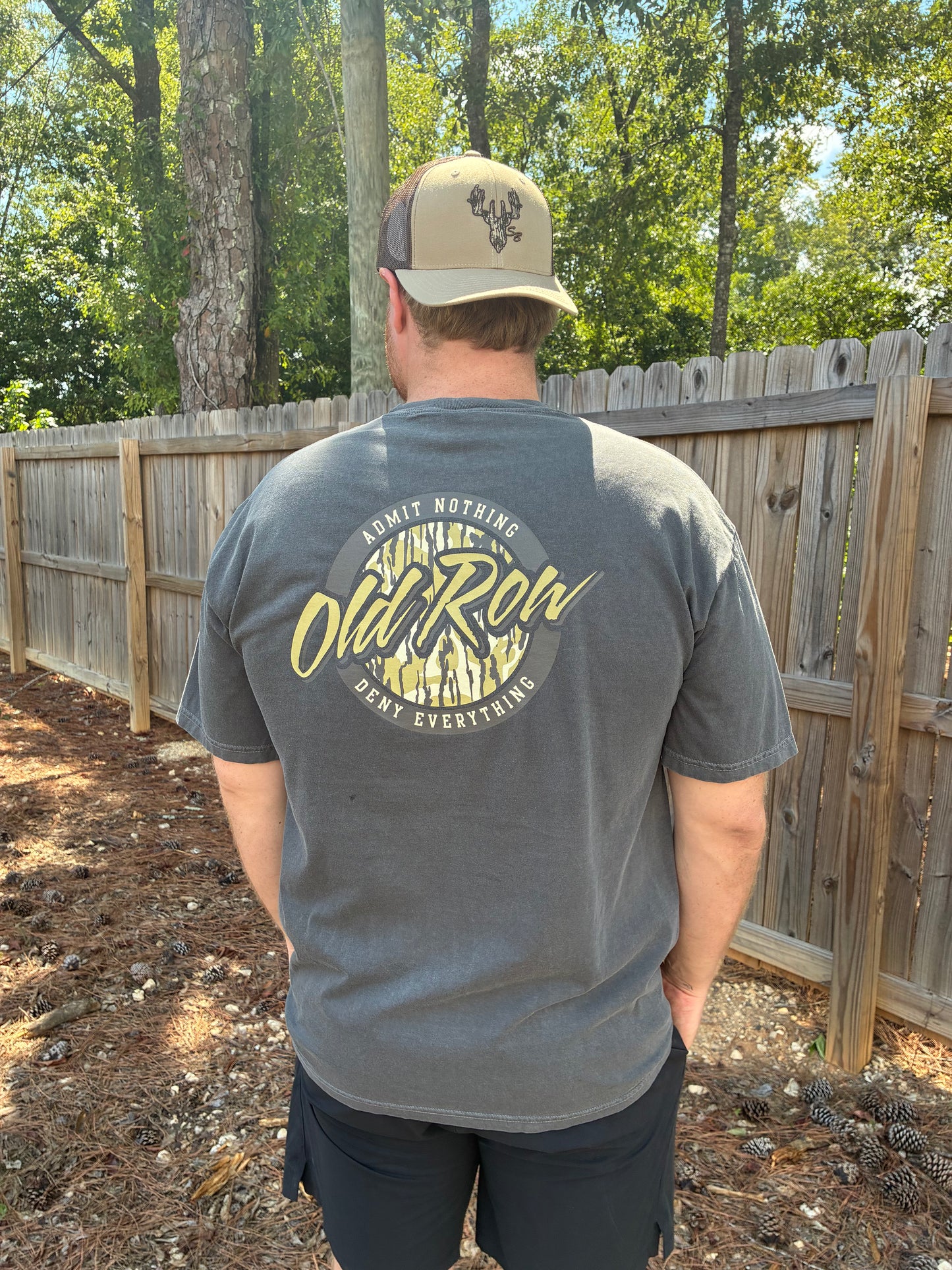 Old Row Outdoors 80s Camo Circle Pocket S/S TEE Shirt