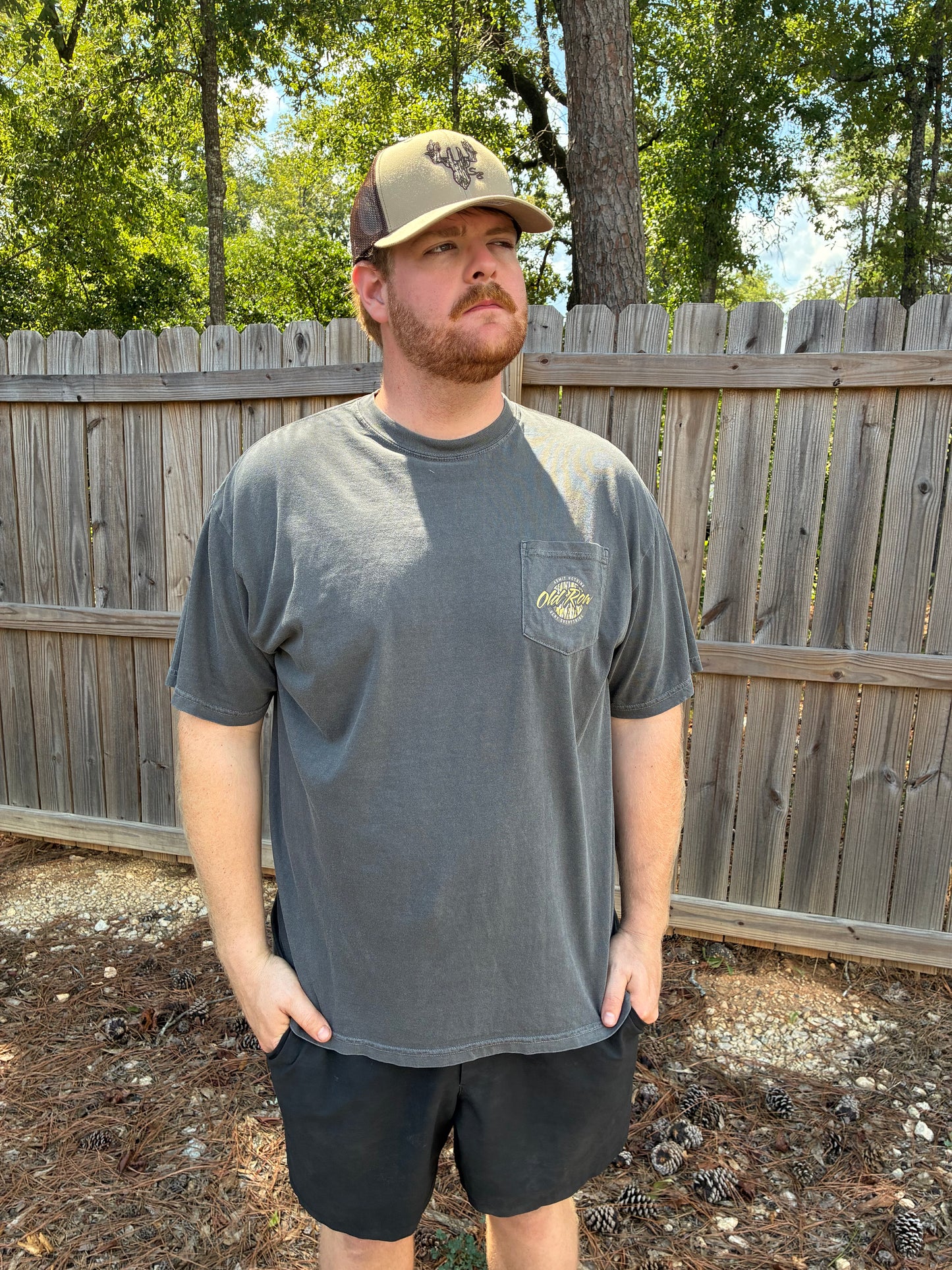 Old Row Outdoors 80s Camo Circle Pocket S/S TEE Shirt