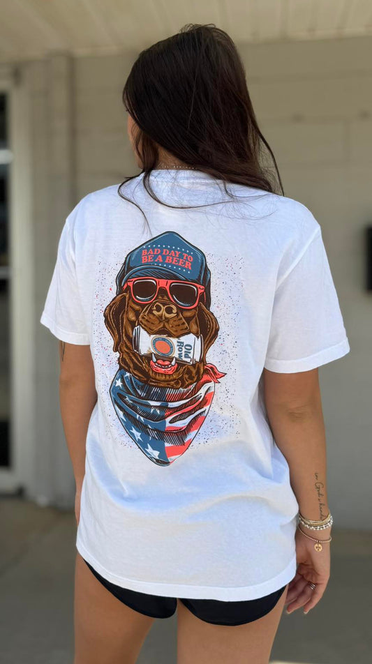 Old Row Outdoors GBC Retro Can USA S/S TEE Shirt