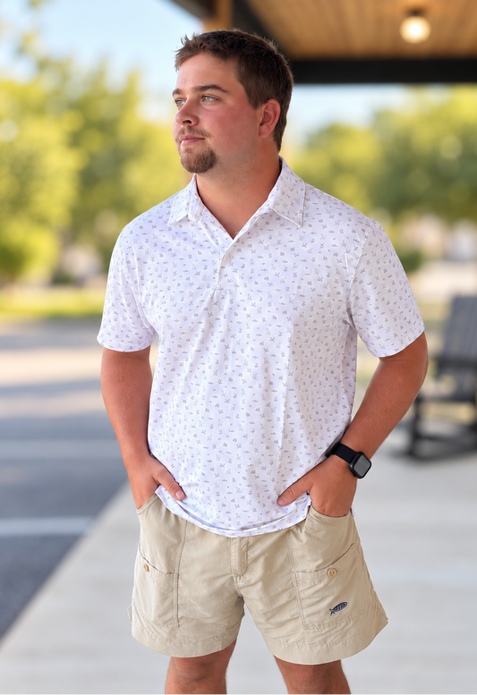 Old Row Outdoors Men's Outdoors Sportsman Polo Shirt