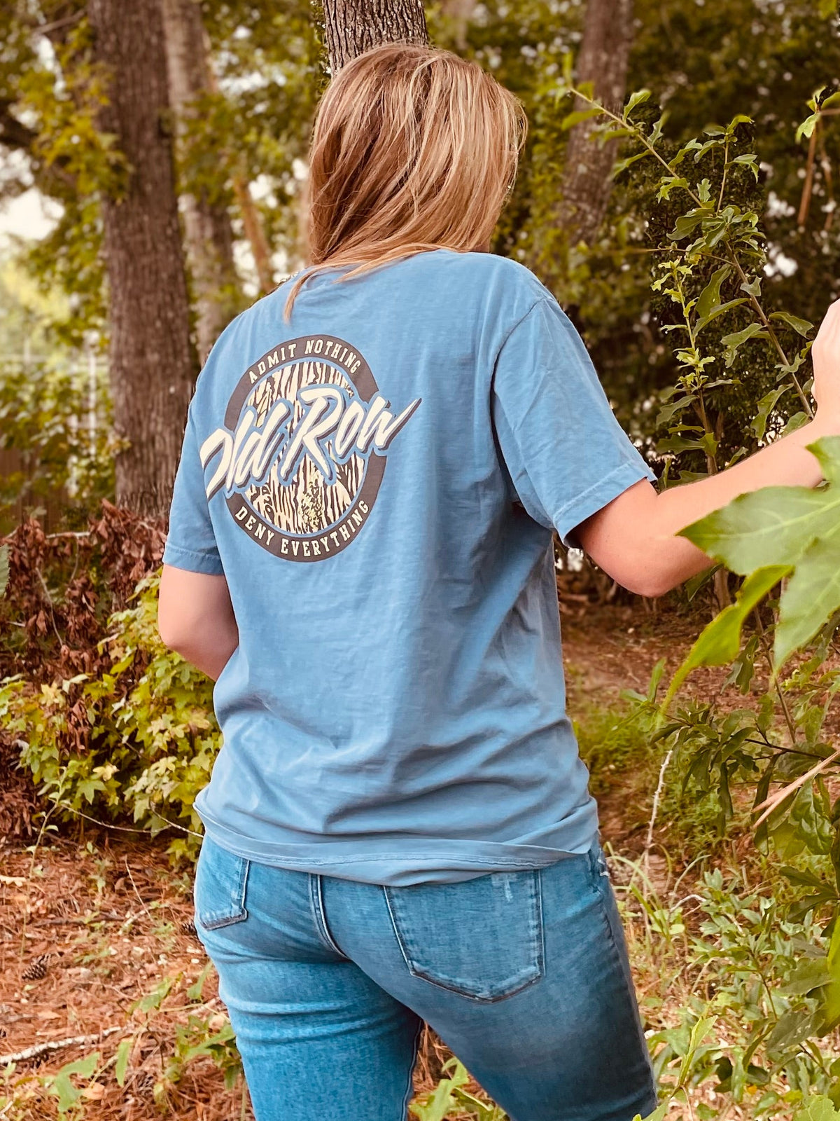 Old Row Outdoors Camo Circle Logo Pocket S/S TEE Shirt