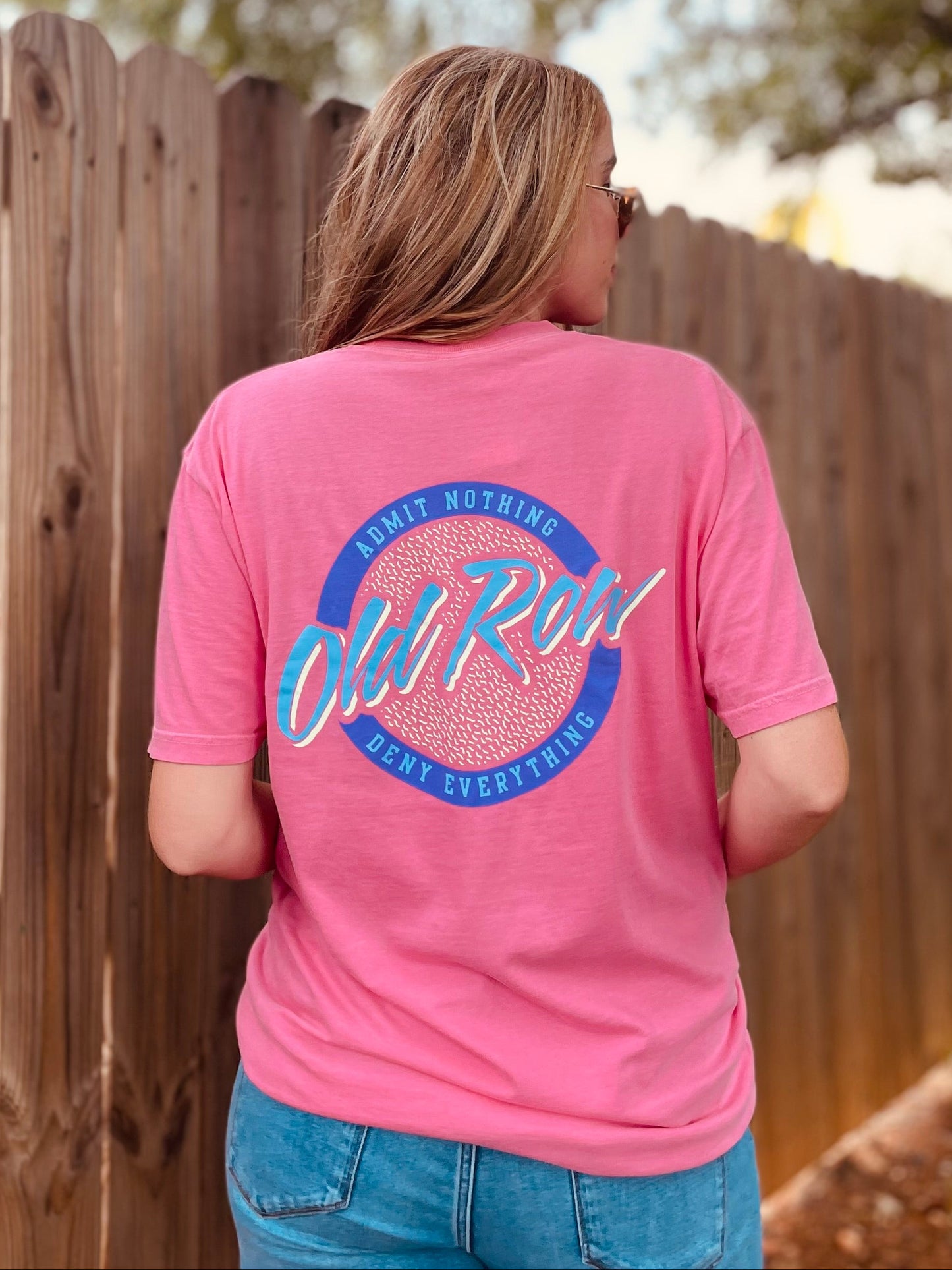 Old Row Outdoors Women's Crunchberry Circle Logo  S/S TEE Shirt