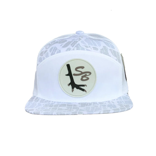 Speckle Bellies Turkey Foot SB PVC Patch 7 Panel Snapback Hat