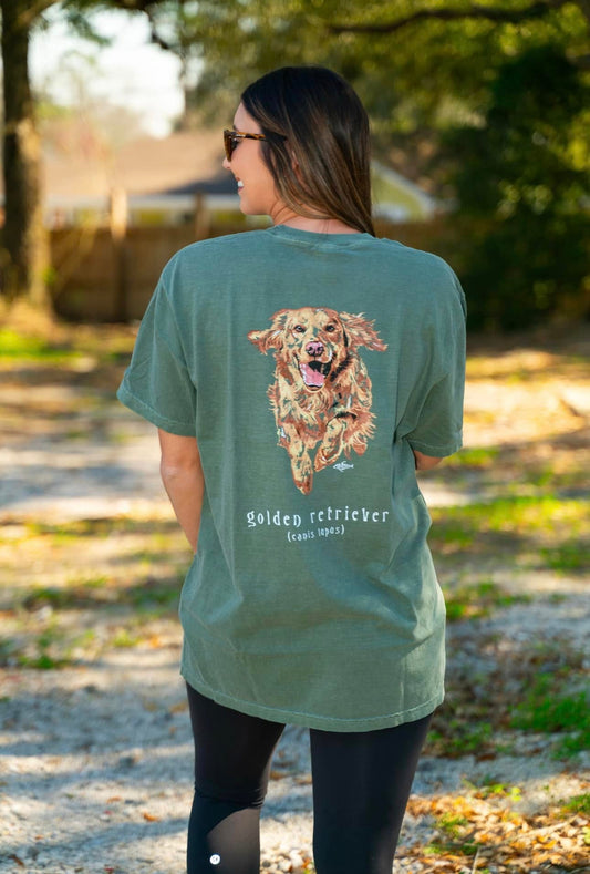 PHINS Apparel Golden Retriever Non Pocket S/S TEE Shirt