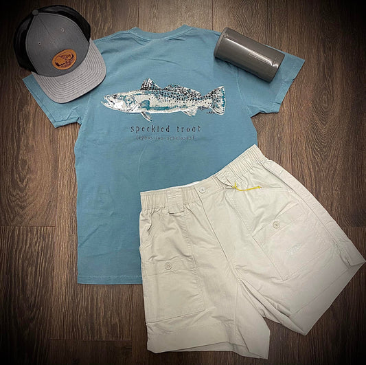 PHINS Apparel Speckle Trout S/S TEE Shirt