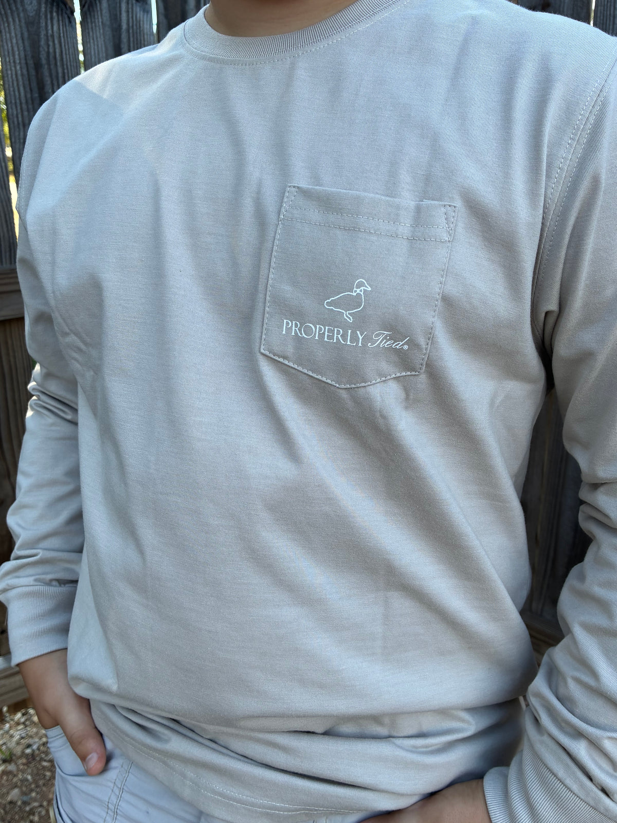Properly Tied Youth Boys Trail Tradition L/S TEE Shirt