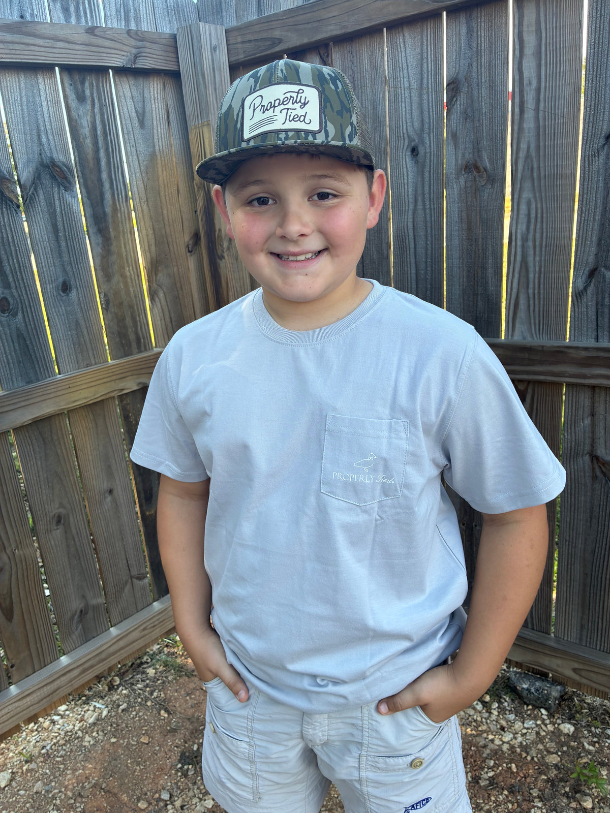 Properly Tied Youth Boys Mossy Oak The Call S/S TEE Shirt