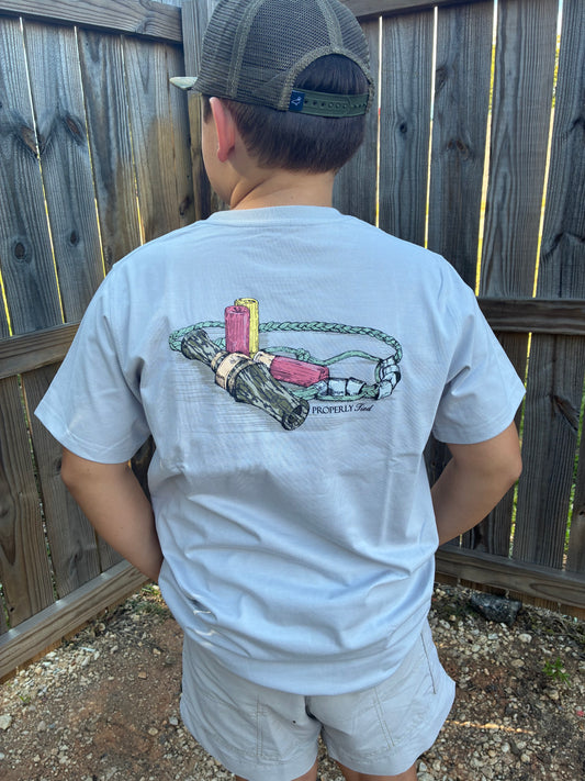Properly Tied Youth Boys Mossy Oak The Call S/S TEE Shirt
