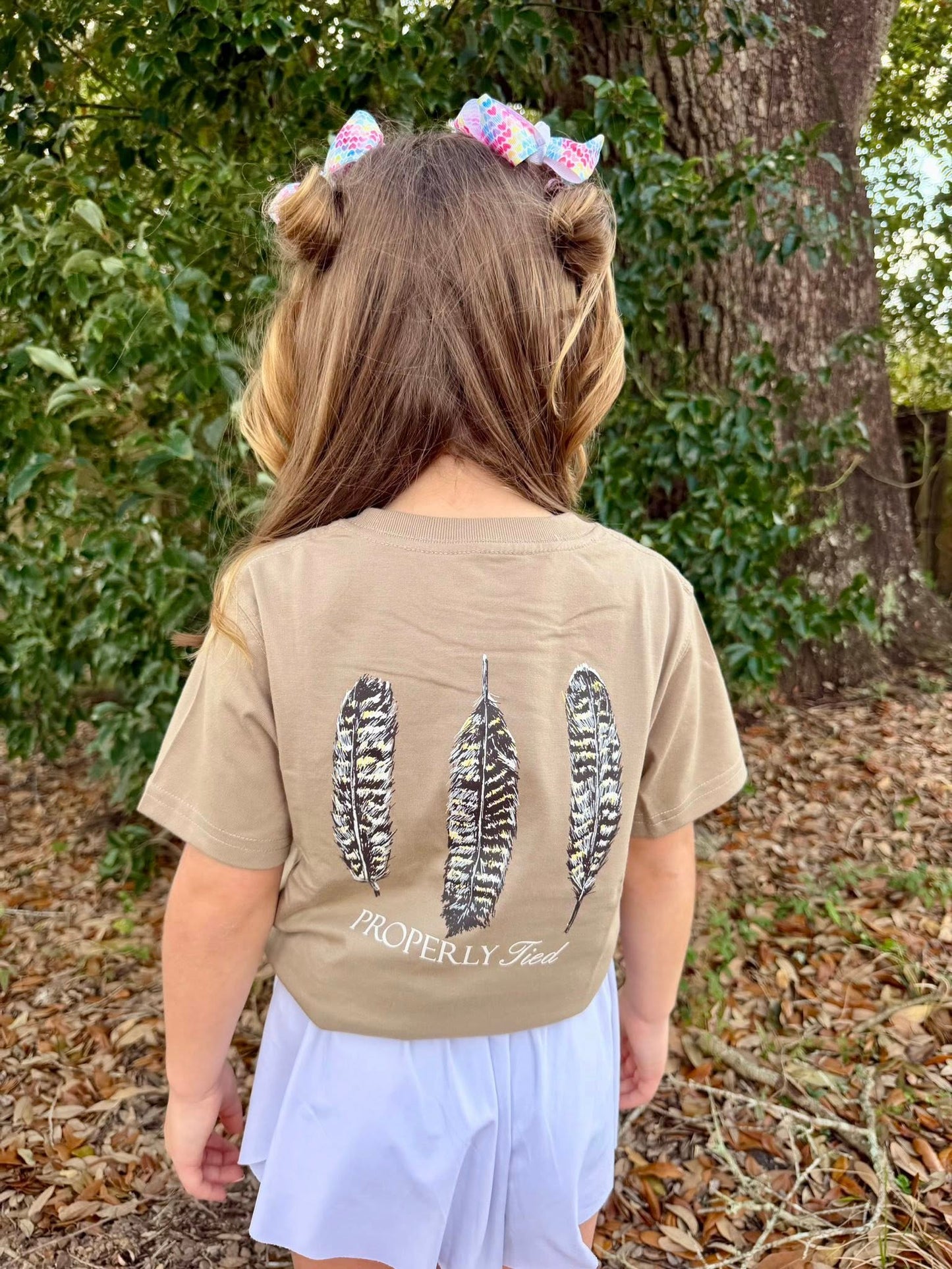 Properly Tied Youth Triple Feather S/S TEE Shirt