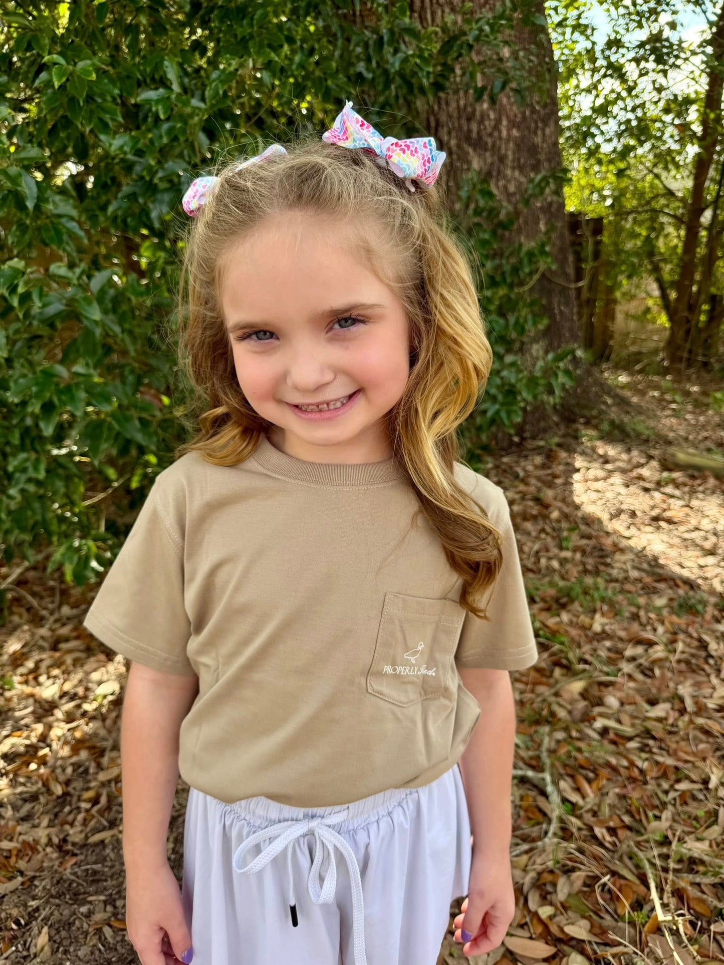 Properly Tied Youth Triple Feather S/S TEE Shirt