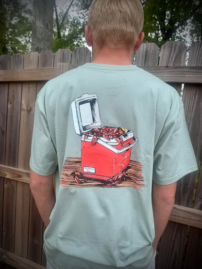 Properly Tied Crawfish Cooler S/S TEE Shirt